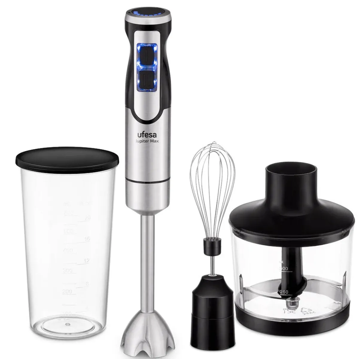 Ufesa Batidora de mano 1200W LCD Jupiter Max con acces