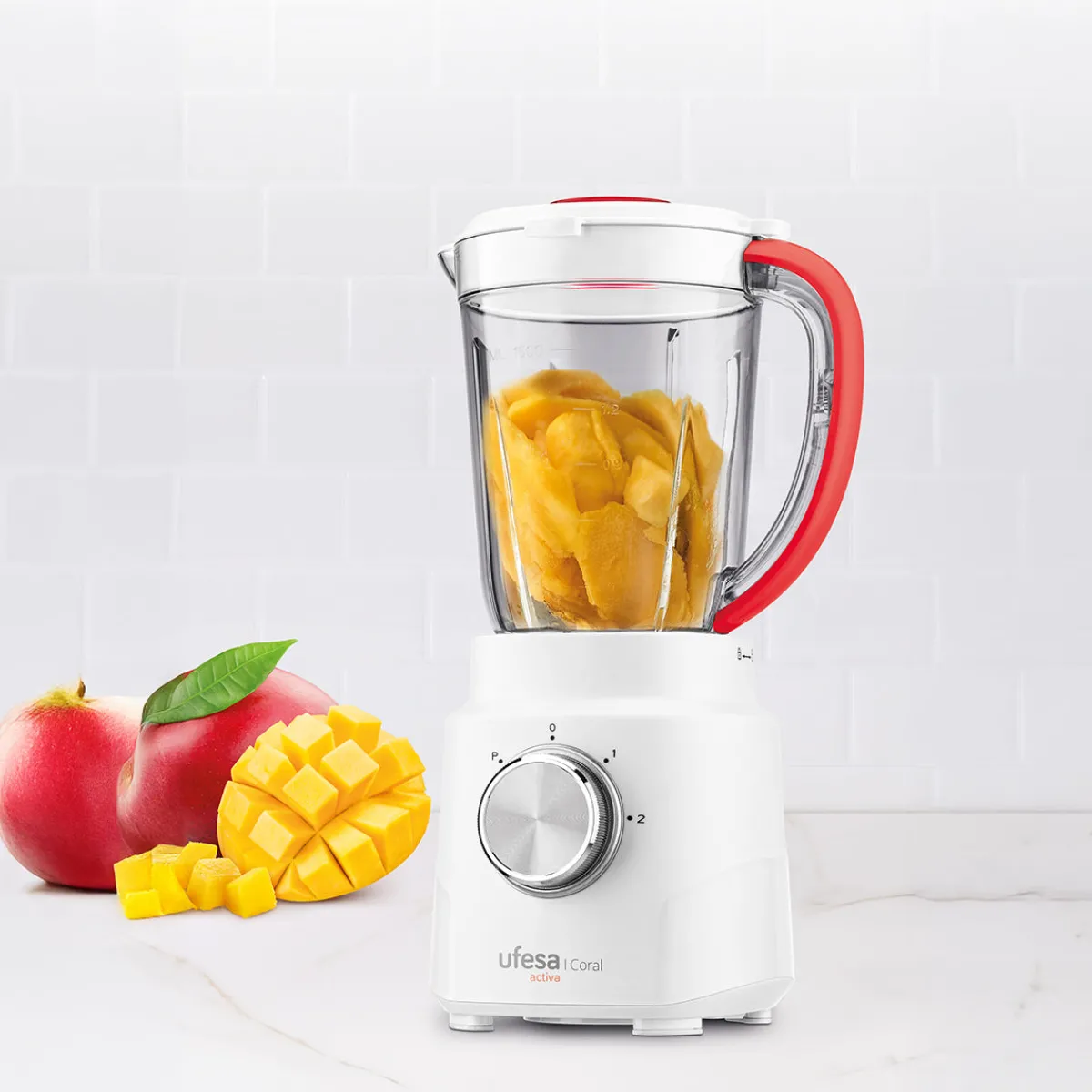Ufesa Batidora vaso 600W Coral