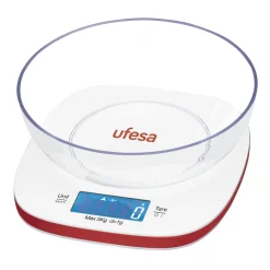 Ufesa Báscula de Cocina BC1450 digital con bol