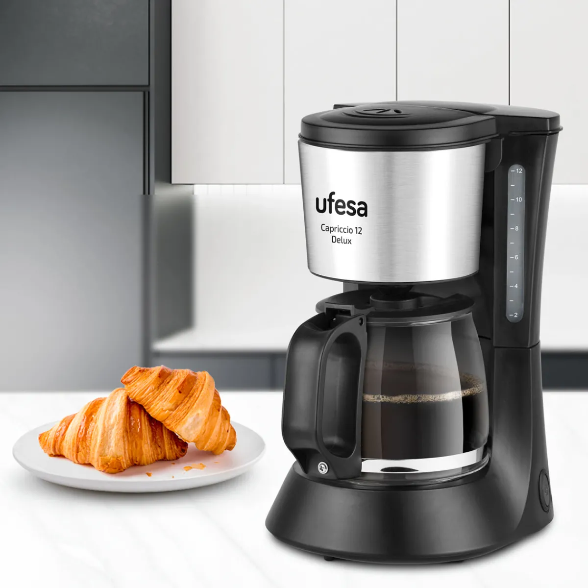 Ufesa Cafetera de Goteo CG7125 Capriccio 12 Delux