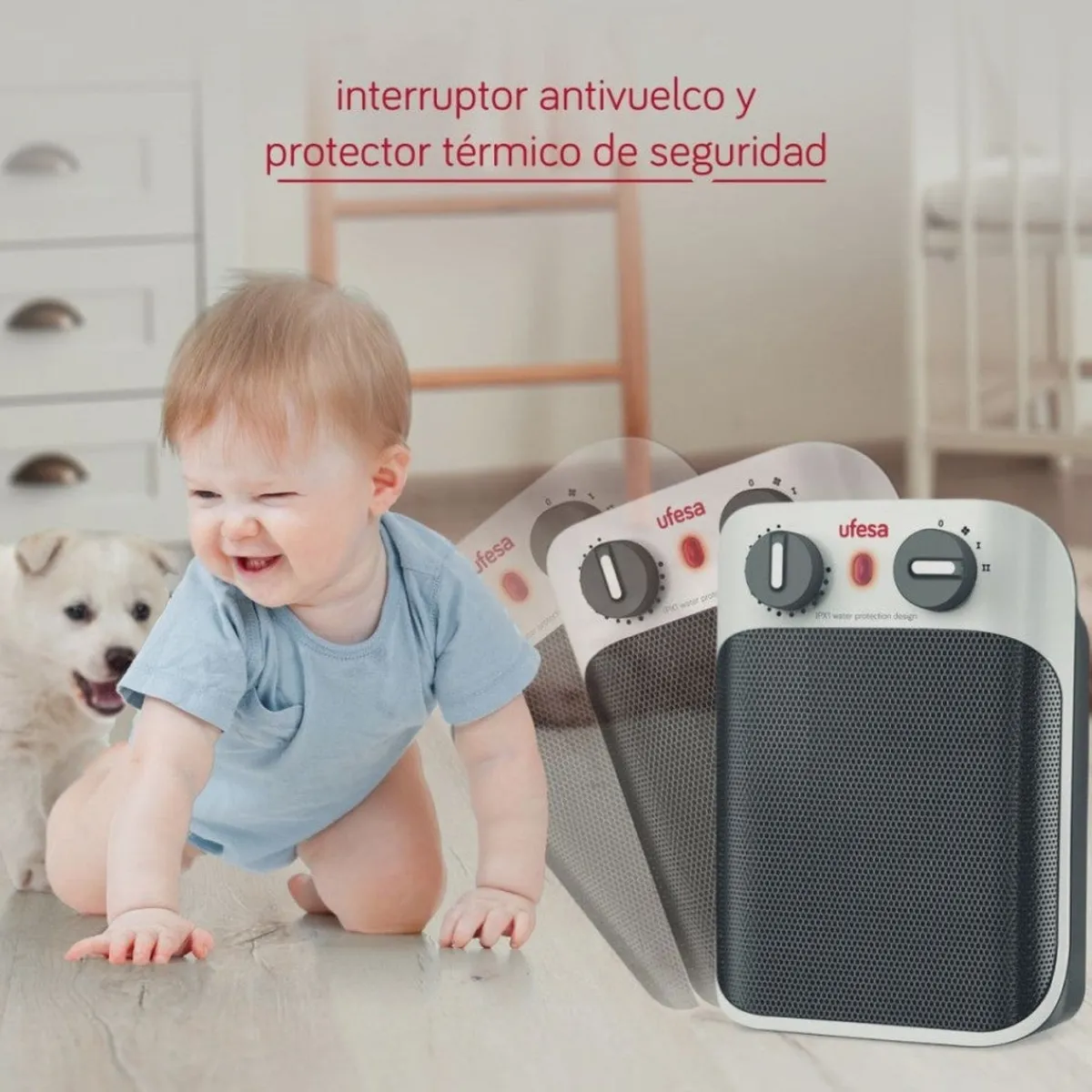 Ufesa Calefactor cerámico vertical CC1800IP