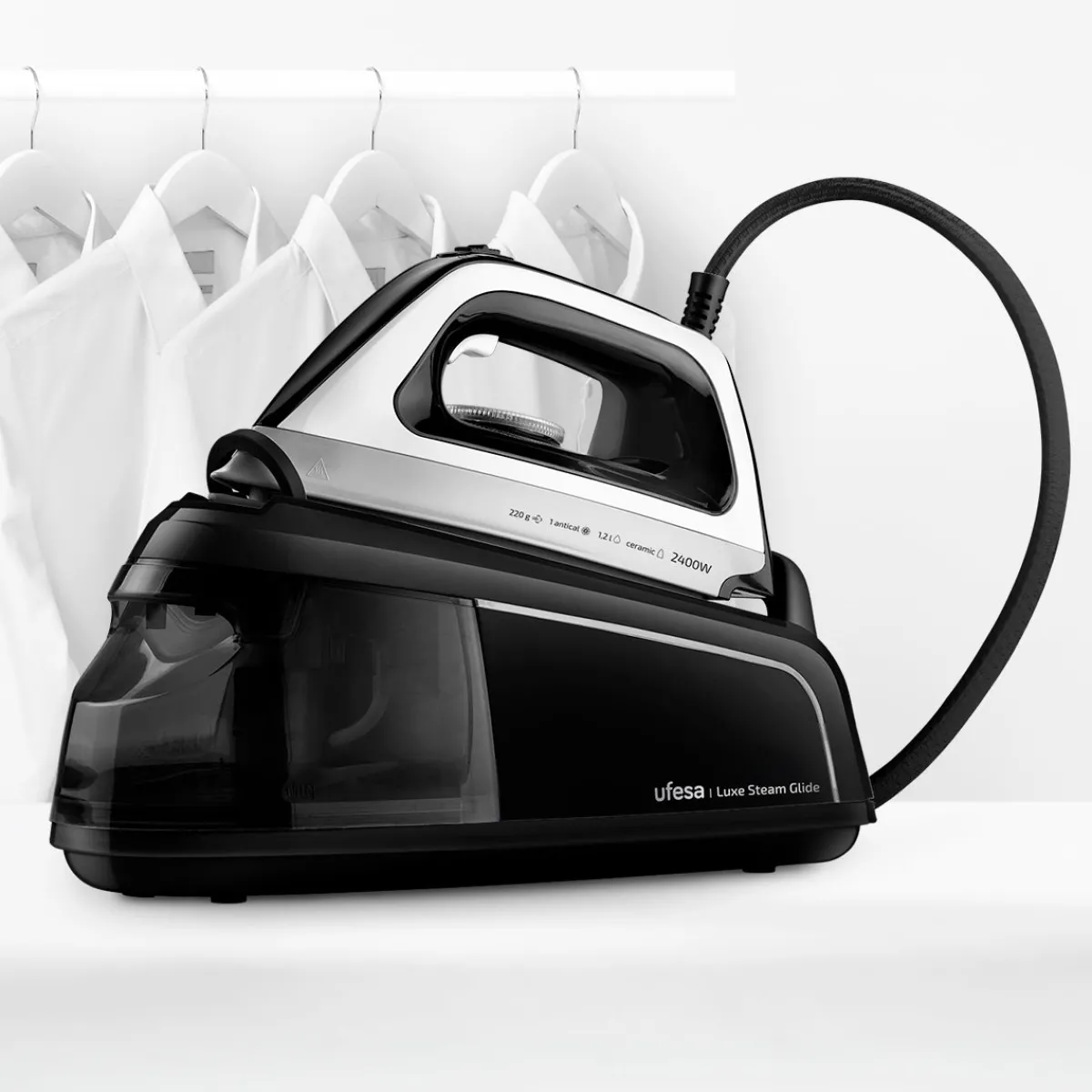 Ufesa Centro de planchado Luxe Steam Glide 2400W