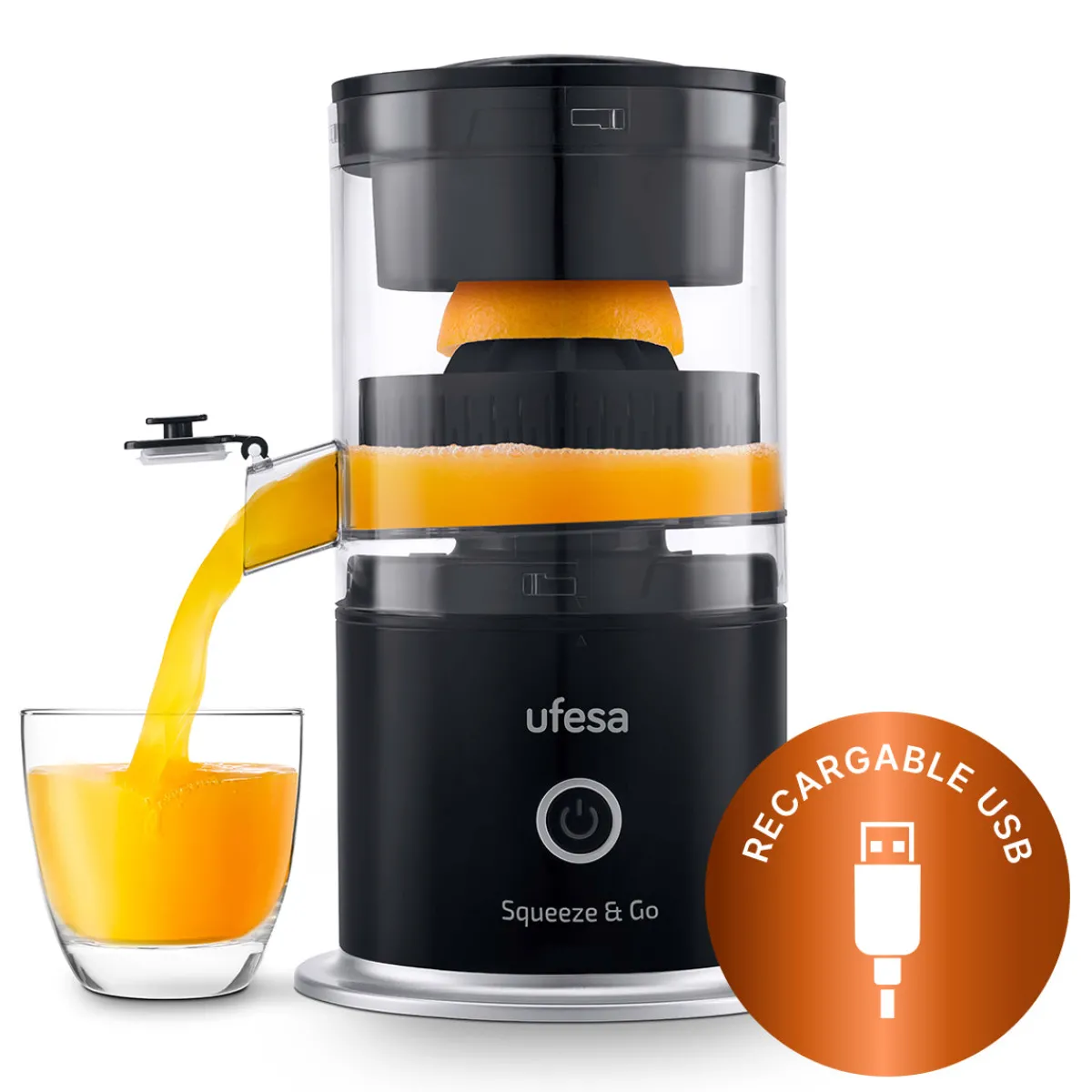 Ufesa Exprimidor USB Squeeze & Go