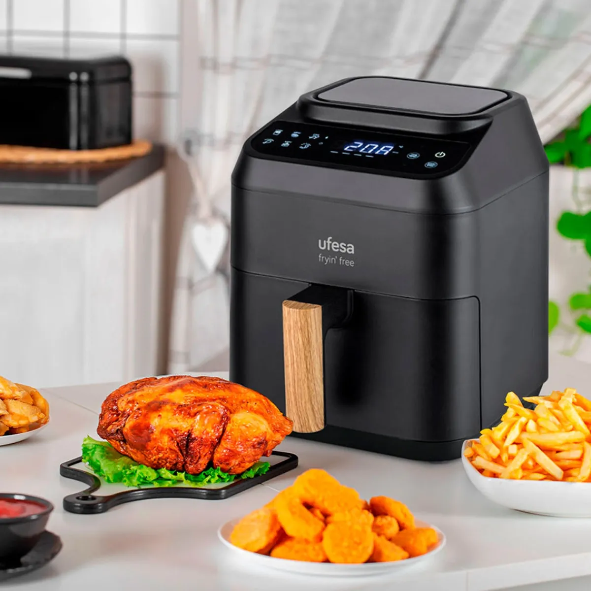 Ufesa Freidora de aire digital 2.8L Fryin Free