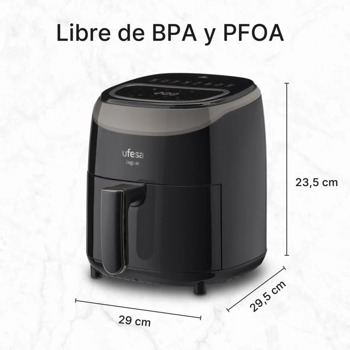 Ufesa Freidora de aire digital 3.5L Jaguar