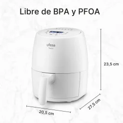 Ufesa Freidora de aire digital 2L Twist