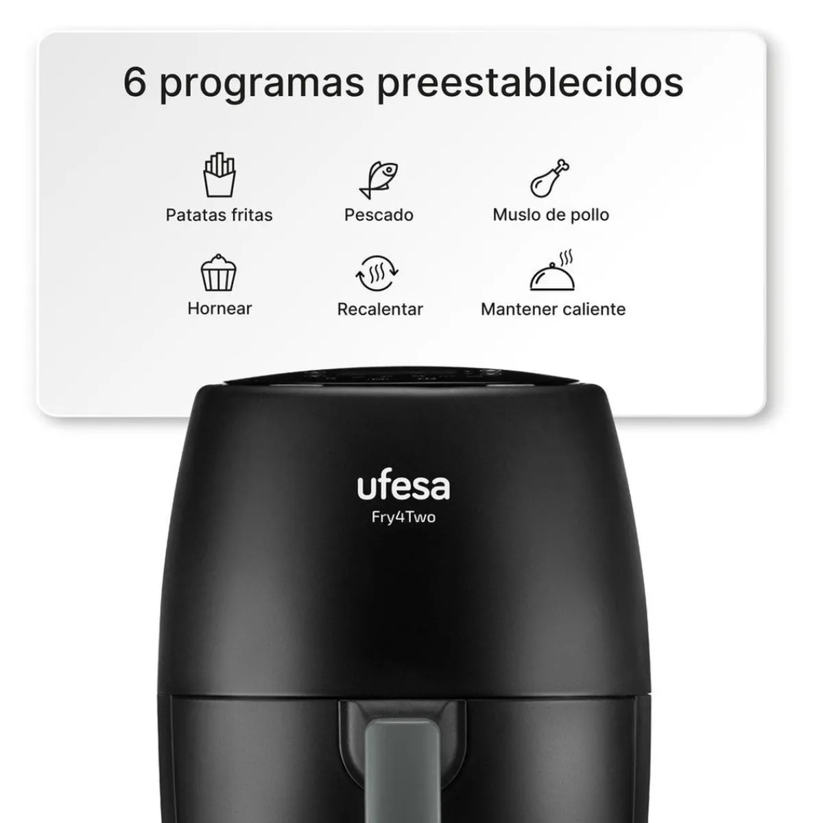 Ufesa Freidora de aire digital 2L Fry4Two