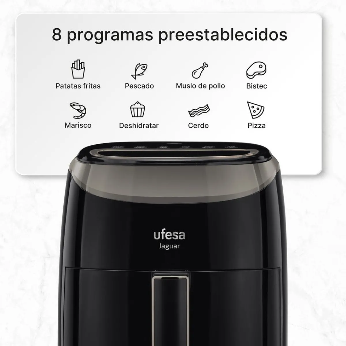 Ufesa Freidora de aire digital 3.5L Jaguar