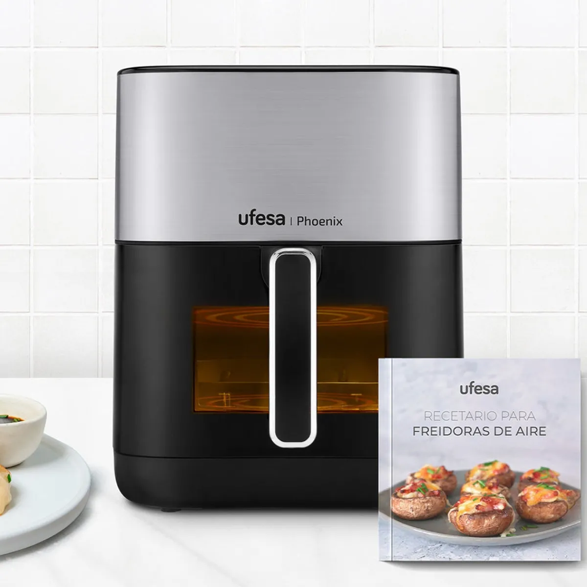 Ufesa Freidora de aire 6L Phoenix con vapor y doble resistencia