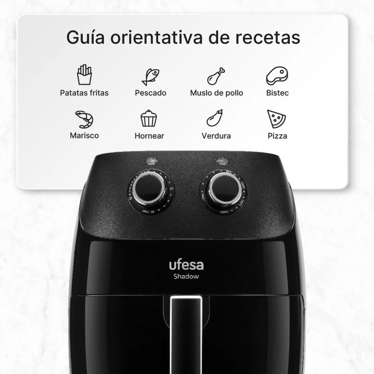 Ufesa Freidora de aire 5L Shadow
