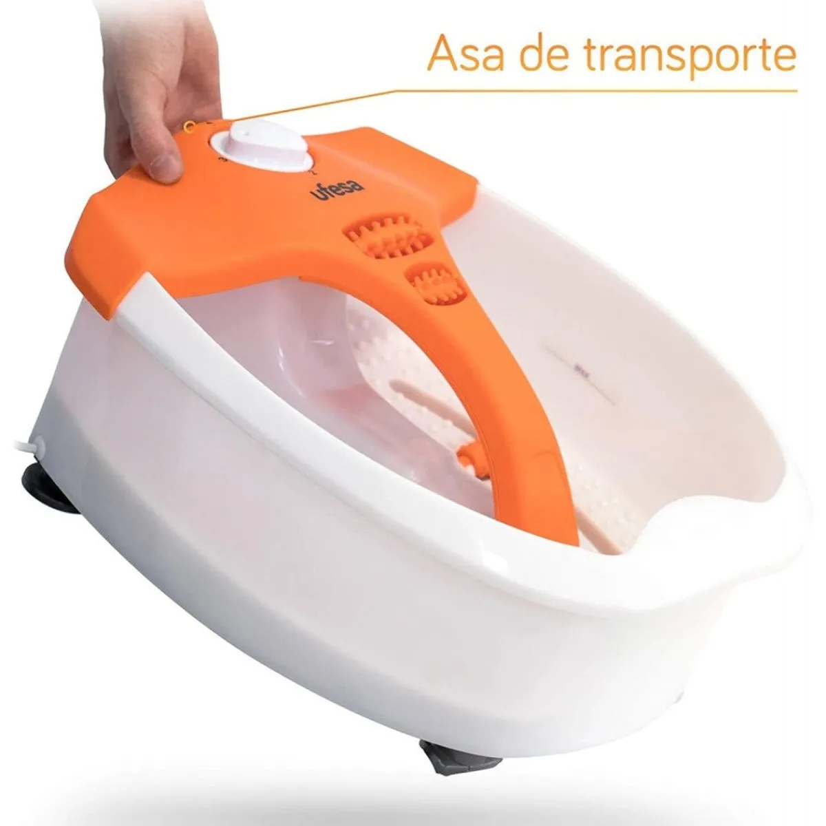 Ufesa Hidromasajeador de pies BH5700 con 3 posiciones