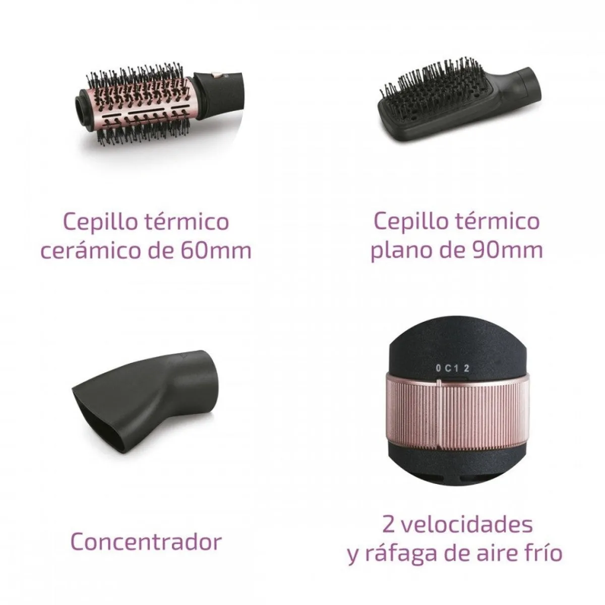 Ufesa Moldeador de aire caliente Expert Glam