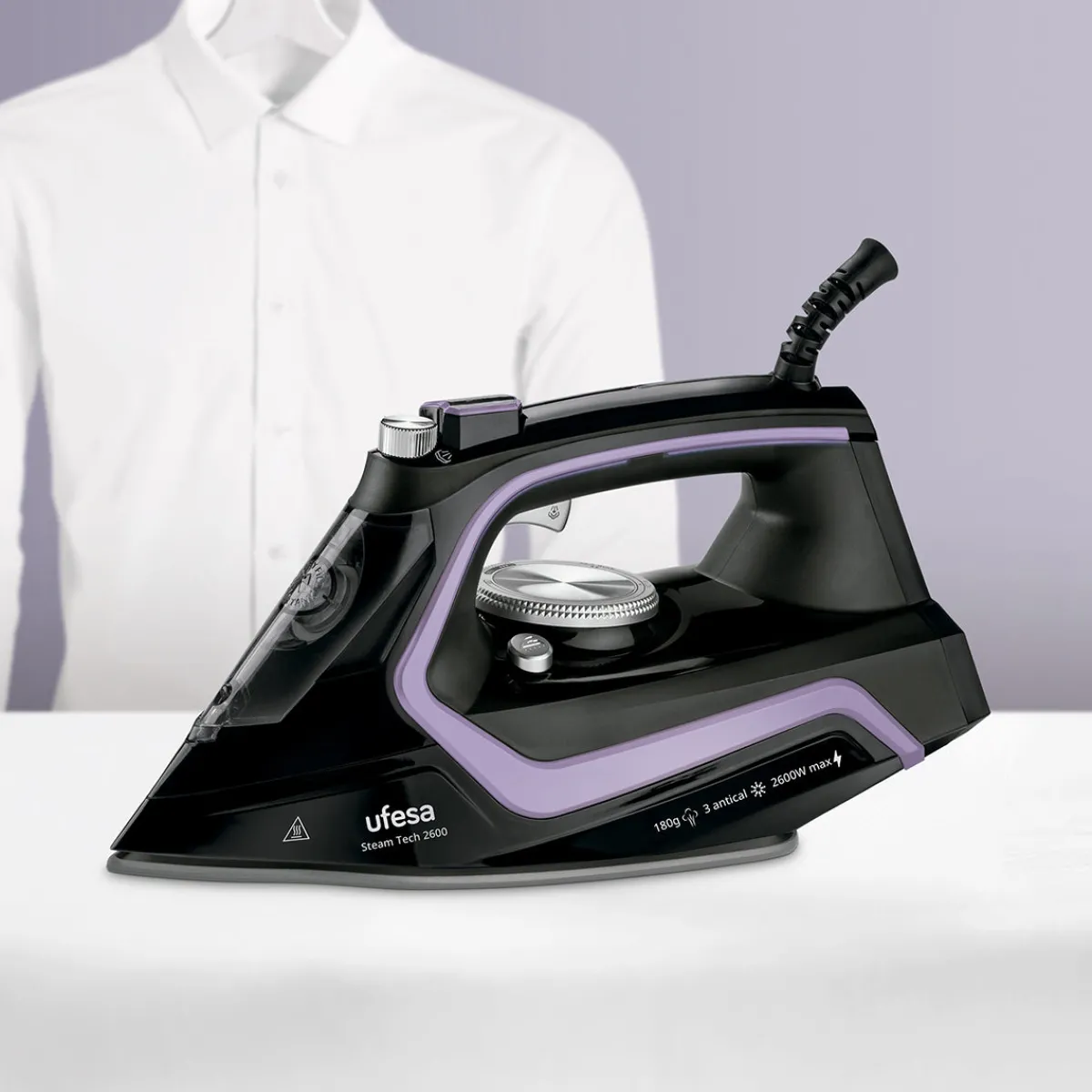 Ufesa Plancha de vapor Steam Tech 2600