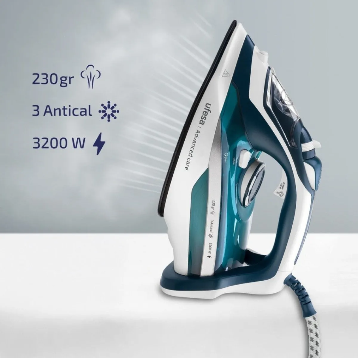 Ufesa Plancha vapor 3200W Advanced Care
