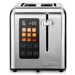 Ufesa Tostador digital Perfect Toaster de 2 ranuras 950W