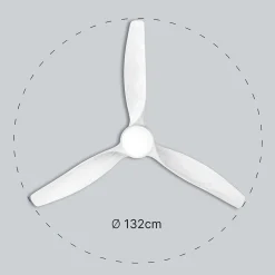 Ufesa Ventilador de techo con luz CFNP