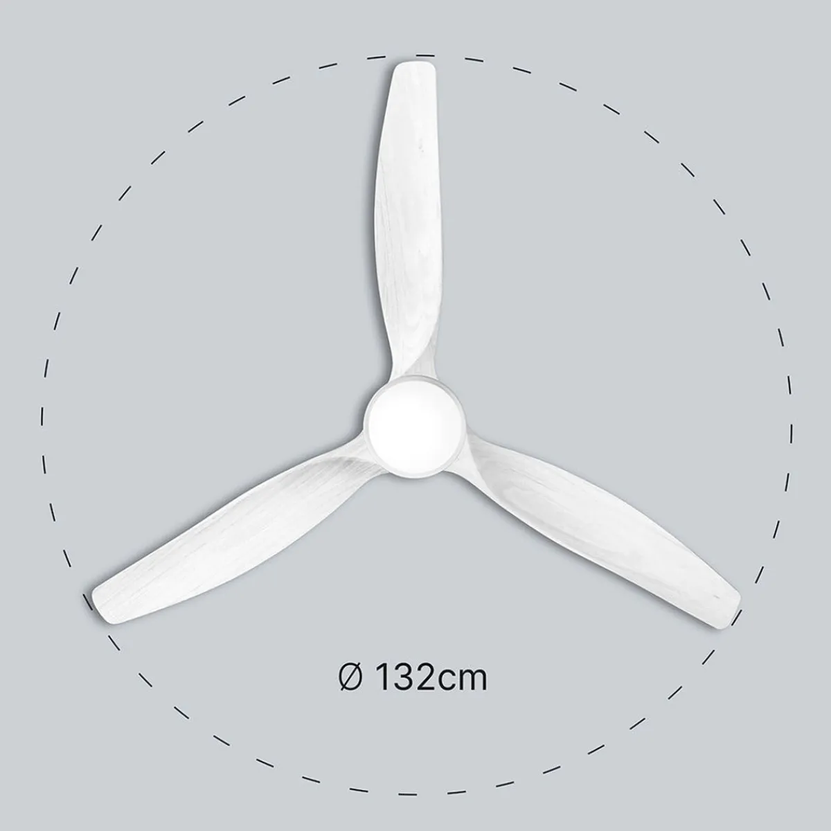Ufesa Ventilador de techo con luz CFNP
